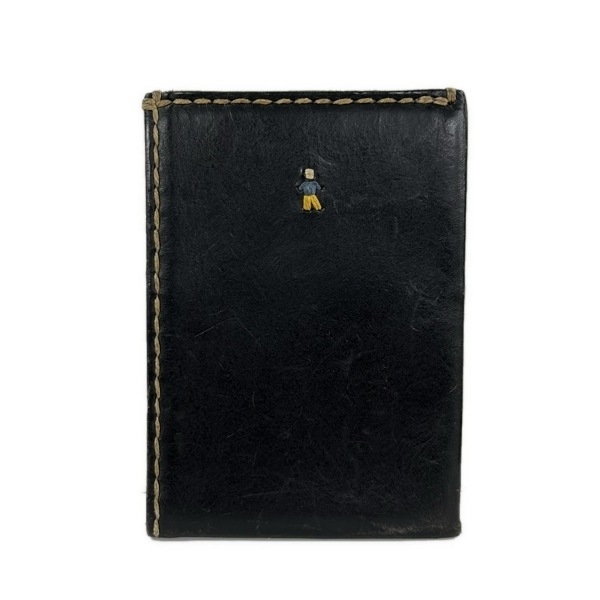 エンリーベグリン HENRY BEGUELIN 札入れ - レザー 黒 BARNEYS 財布