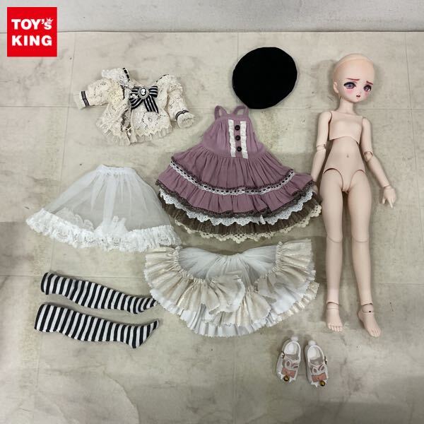 1円〜 箱無 ミニドルフィードリーム MDD 女の子 本体 カスタムヘッド メイク有 アウトフィット