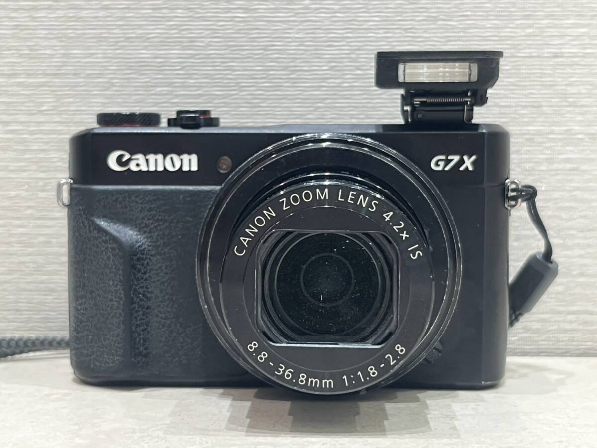 M11939【ジャンク】CANNON キャノン Power Shot G7X MarkⅡ パワーショット マーク2 LENS 4.2×1S 8.8-36.8mm 1:1.8-2.8 デジカメ 