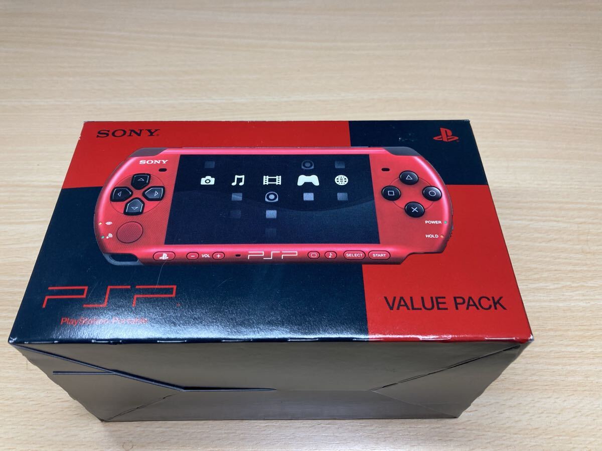 新品未使用品　PSP3000レッドブラック バリューパック SONY ソニー プレイステーションポータブル
