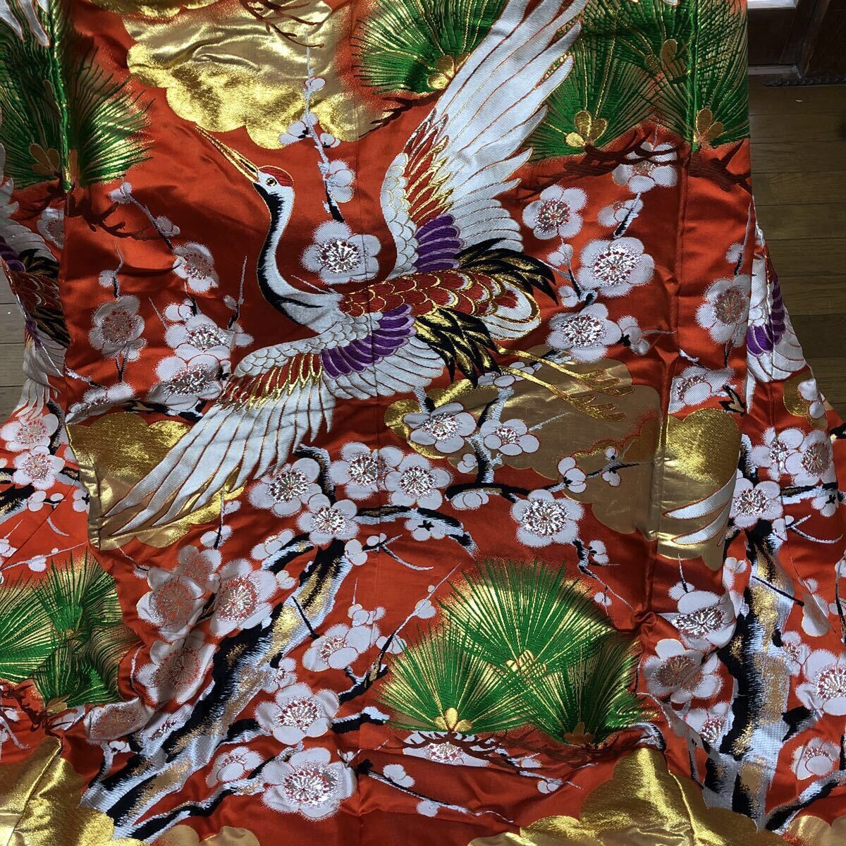 打掛 刺繍 婚礼 豪華着物 鶴
