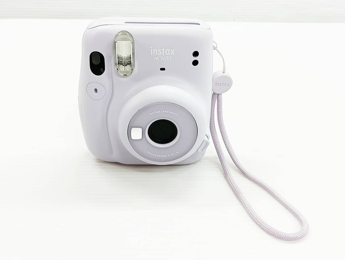FUJIFILM　富士フィルム　instax mini11　インスタントカメラ　チェキ　パープル色　中古品