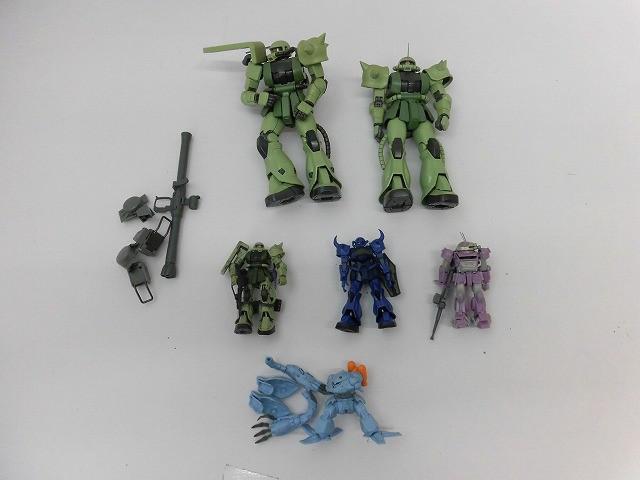 ホビー ガンダム グフ 他 プラモデル ミニチュアフィギュア 等 グッズセット 中古品