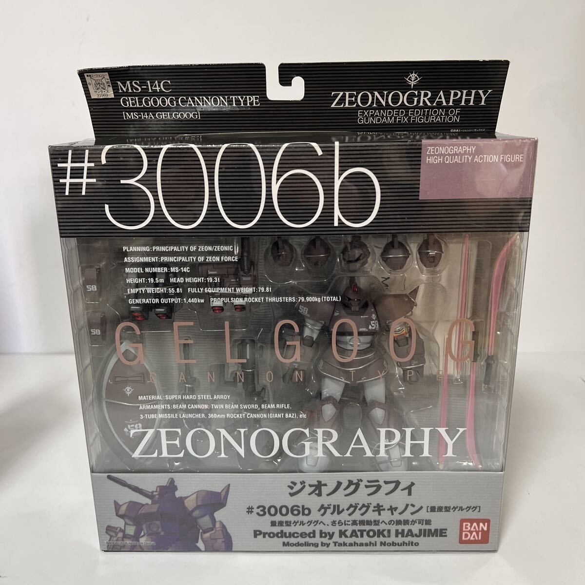 ZEONOGRAPHY #3006b ゲルググキャノン / 量産型ゲルググ ジオノグラフィ GFF カトキハジメ フィギュア バンダイ ジオン　32722-80