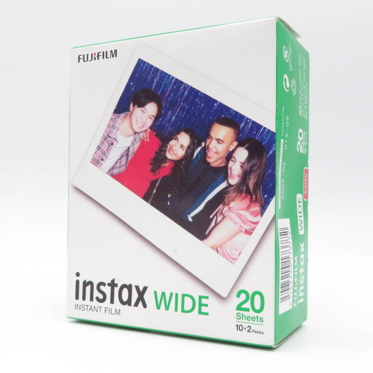 フィルム◆FUJIFILM 富士フィルム instax WIDE インスタントカメラフィルム 10枚入り×2 使用期限：2026-06 未使用・未開封品●S0544■
