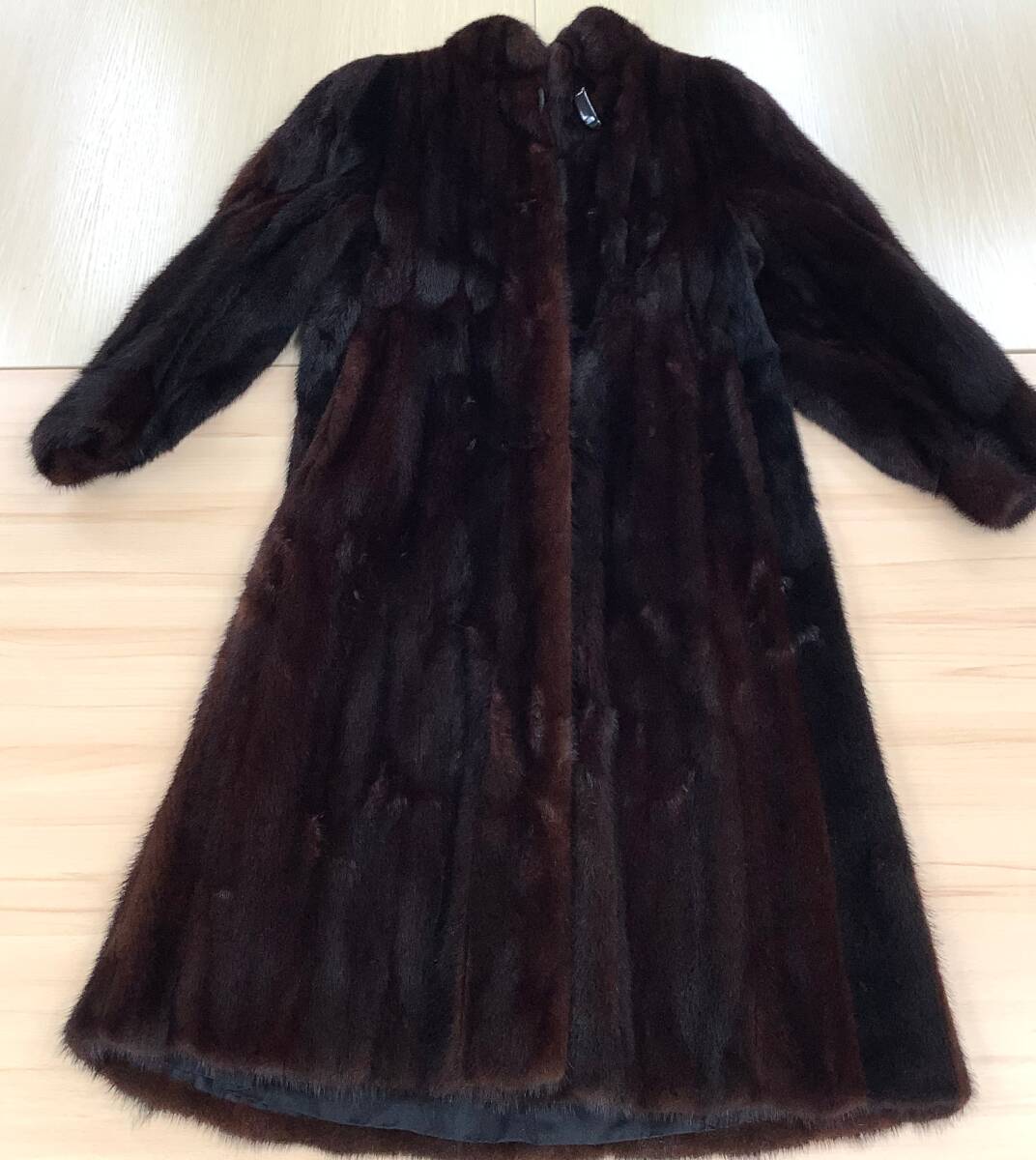 HH167● 中古品 コート mizuve 毛皮コート 表記サイズ13 洋服 アウター※素材タグ無し ※個人名刺繍あり 現状品 ジャンク
