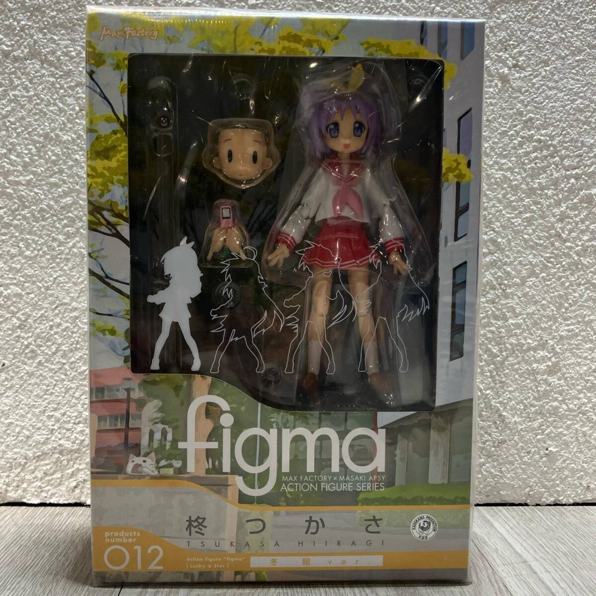 マックスファクトリー figma 012 らきすた 柊つかさ 冬服ver. 可動フィギュア b26040031