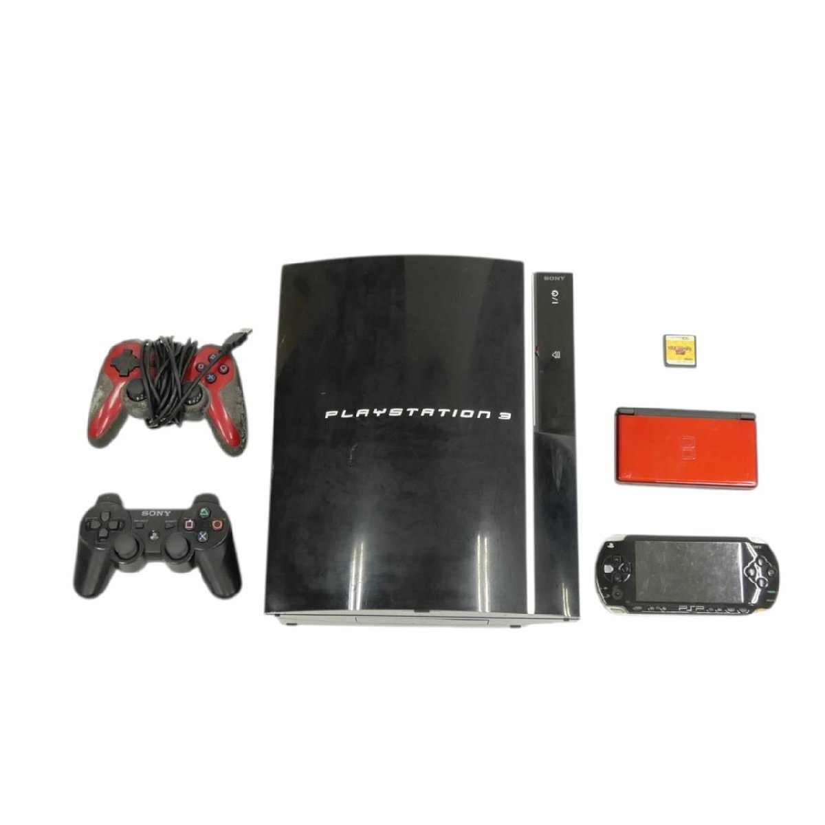 1円スタート ゲーム機 ソフト コントローラー まとめ6点セット SONY ソニー Nintendo 任天堂 PlayStation3 PSP DS Lite 本体 動作未確認