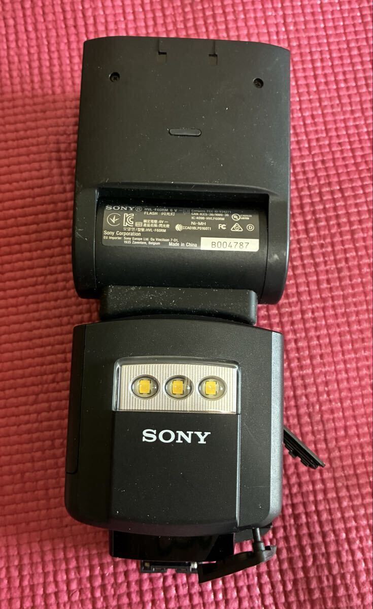 SONY ソニー ストロボ フラッシュ　HVL-F60RM 6V ジャンク
