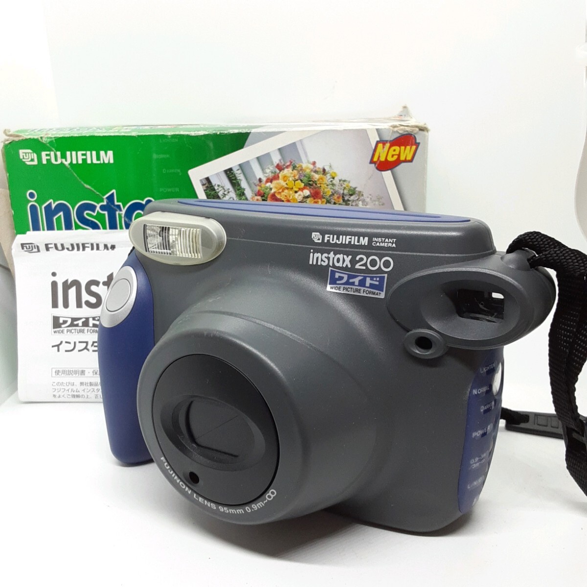 【RM04_072】 FUJIFILM / instax 200 ワイド / インスタントカメラ / 箱・取説付