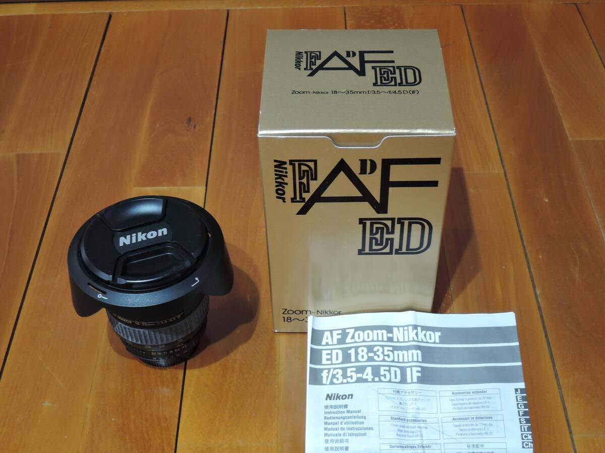 ◆◆Nikon Ai AF Zoom-Nikkor ED 18～35ミリ　F3.5～4.5D（IF）元箱付◆◆