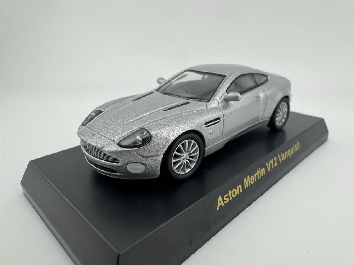 ★ 1/64 京商　サンクス　ブリティッシュ　Aston Martin V12 Vanquish アストンマーチン　 ヴァンキッシュ　銀　シルバー