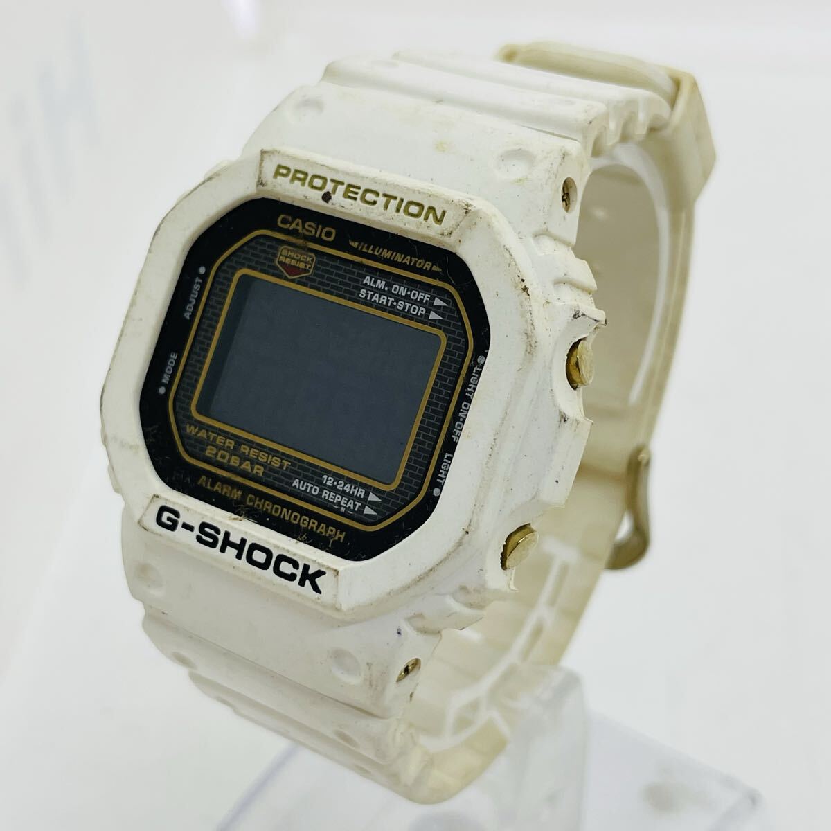 【nr/4.20/3】 CASIO カシオ G-SHOCK 25周年記念限定モデル Rising White ライジングホワイト シリーズ 腕時計 DW-5025B
