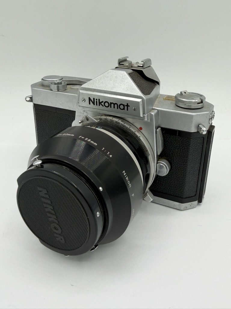 Nikon Nikomat FT + NIKKOR-S Auto 50mm F1.4 一眼レフ フィルムカメラ ジャンク