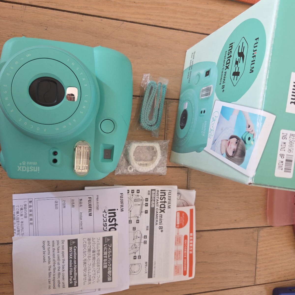 FUJIFILM instax mini 8+ チェキ ミント インスタントカメラ
