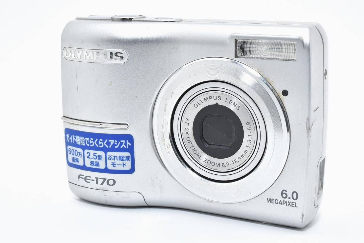 【動作確認済み】 オリンパス CAMEDIA FE-170 コンデジ デジタルカメラ 現状品 #11576