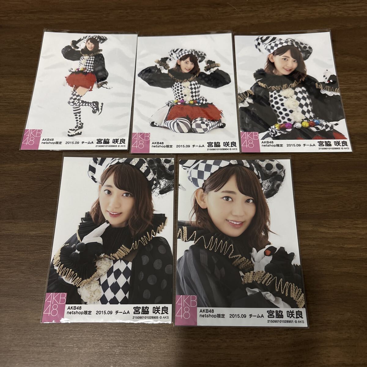 AKB48 HKT48 宮脇咲良 生写真 Le Sserafim sakura netshop 月別 コンプ 2015.09 ハロウィン