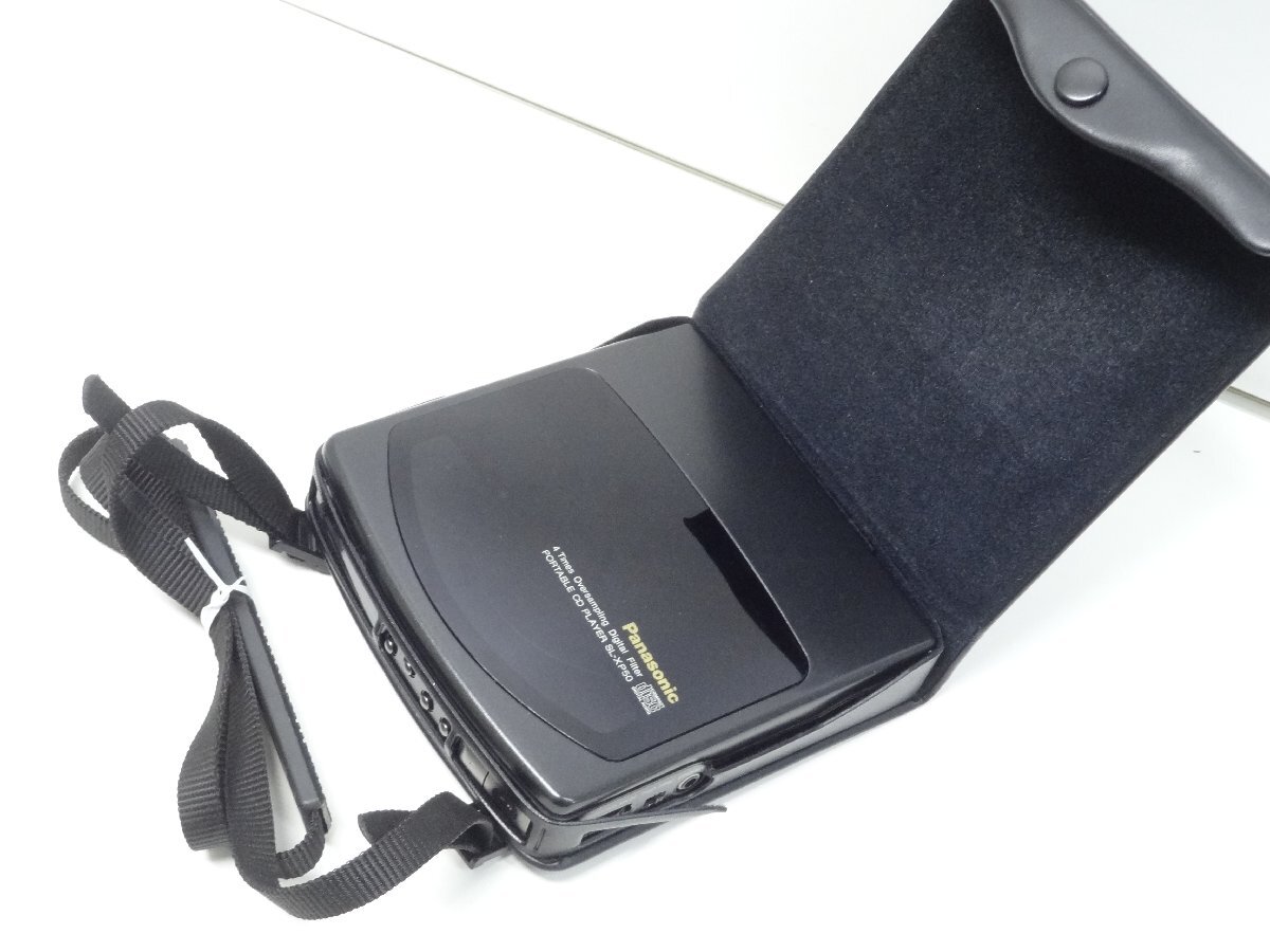 レ■/Zこ0453　パナソニック Panasonic　ポータブルCDプレイヤー　SL-XP50 中古 再生OK ジャンク ショルダー付 保証無