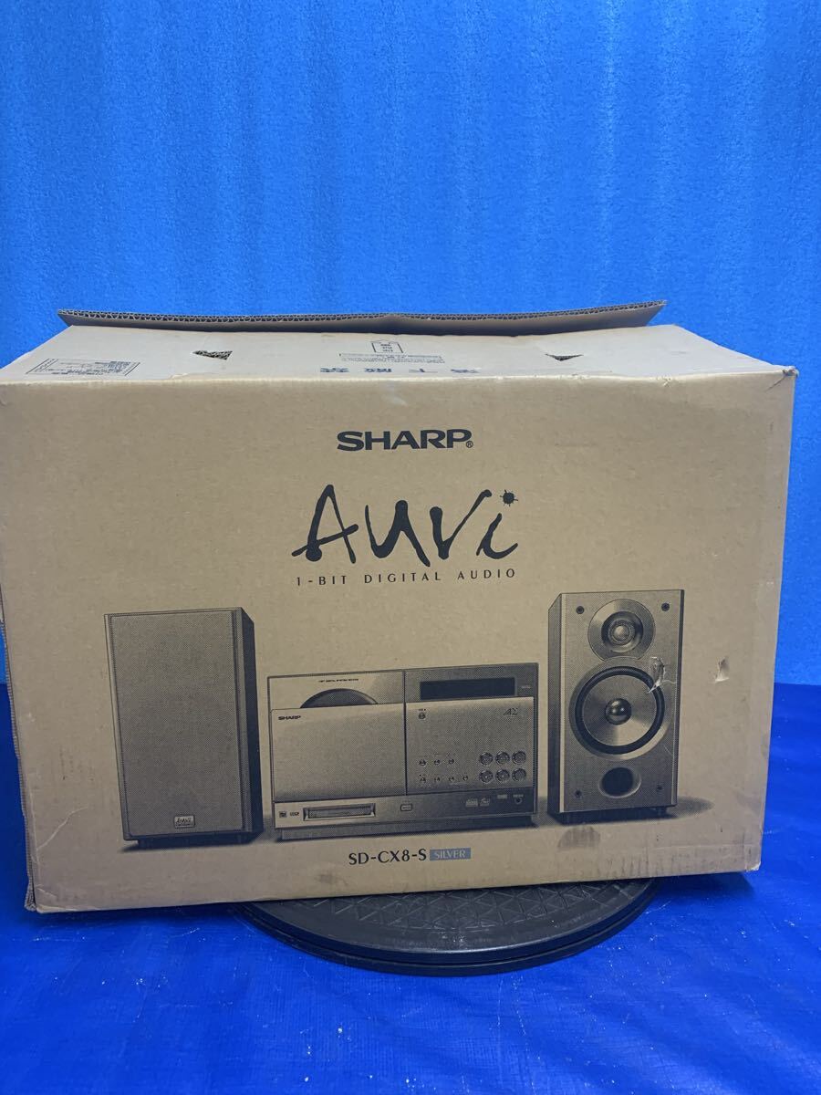 0572.140. 新品？SHARP TRADING シャープ スピーカーセット SD-CX8-S 通電確認のみ現状品