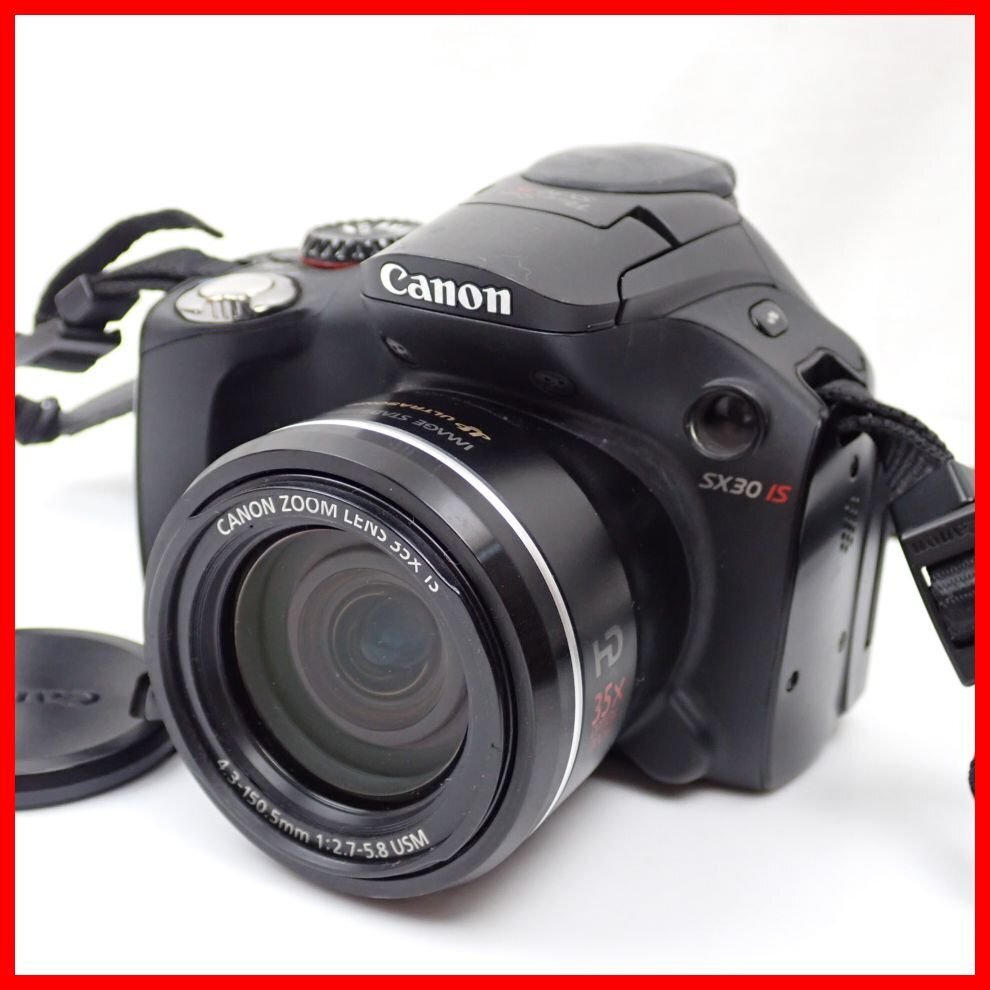 ★Canon/キャノン PowerShot SX30 IS コンパクトデジタルカメラ/付属品有り/有効1410万画素/F2.7～F5.8/ジャンク扱い&2145900745
