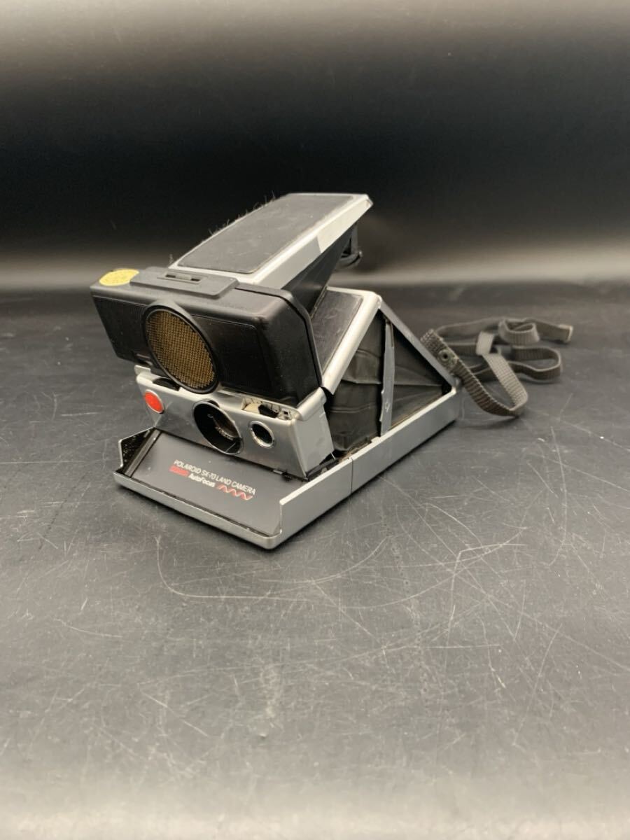 森岡　5月 NO.57 POLAROID ポラロイド インスタントカメラ　 SX-70 LAND CAMERA ブラック　 AutoFocus 汚れあり　通電動作未確認