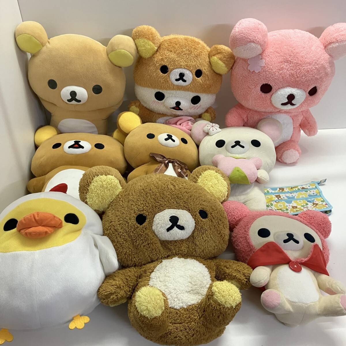 ◆ Ｓan-x サンエックス 10点 まとめ商品 リラックマ コリラックマ キイロイトリ ぬいぐるみ 雑貨 現状品