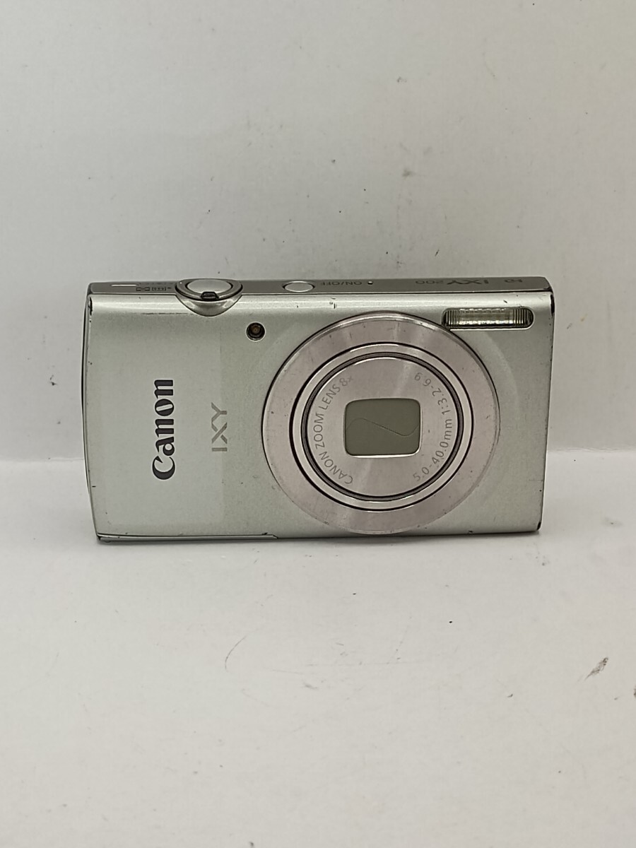 5899【動作確認済】1円スタート Canon IXY200 PC2333 シルバー コンパクトデジタルカメラ デジタルカメラ