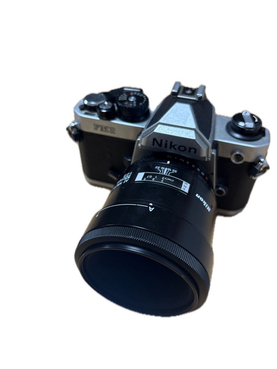 Nikon FM2 ボディ + AF MICRO NIKKOR 55mm f2.8 レンズ Nikon 現状品