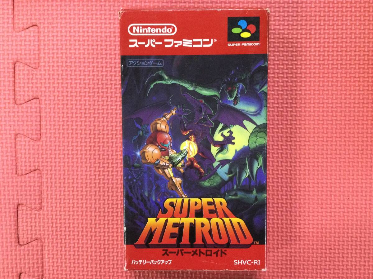 【GD79/60/0】SFCソフト★スーパーメトロイド★サムス★カセット★スーファミ★スーパーファミコン★レトロゲーム★説明書付き★