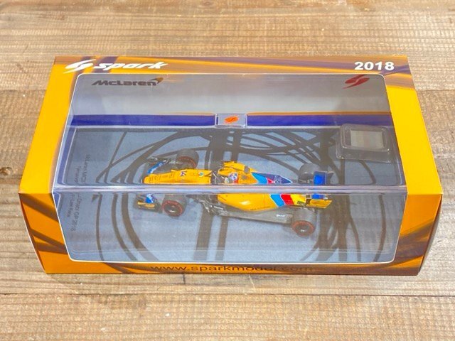 スパーク 1/43 McLaren F1 Team Abu Dhabi GP 2018 McLaren MCL33 Fernando Alonso 14 S6069 同梱不可 [204-6028]W