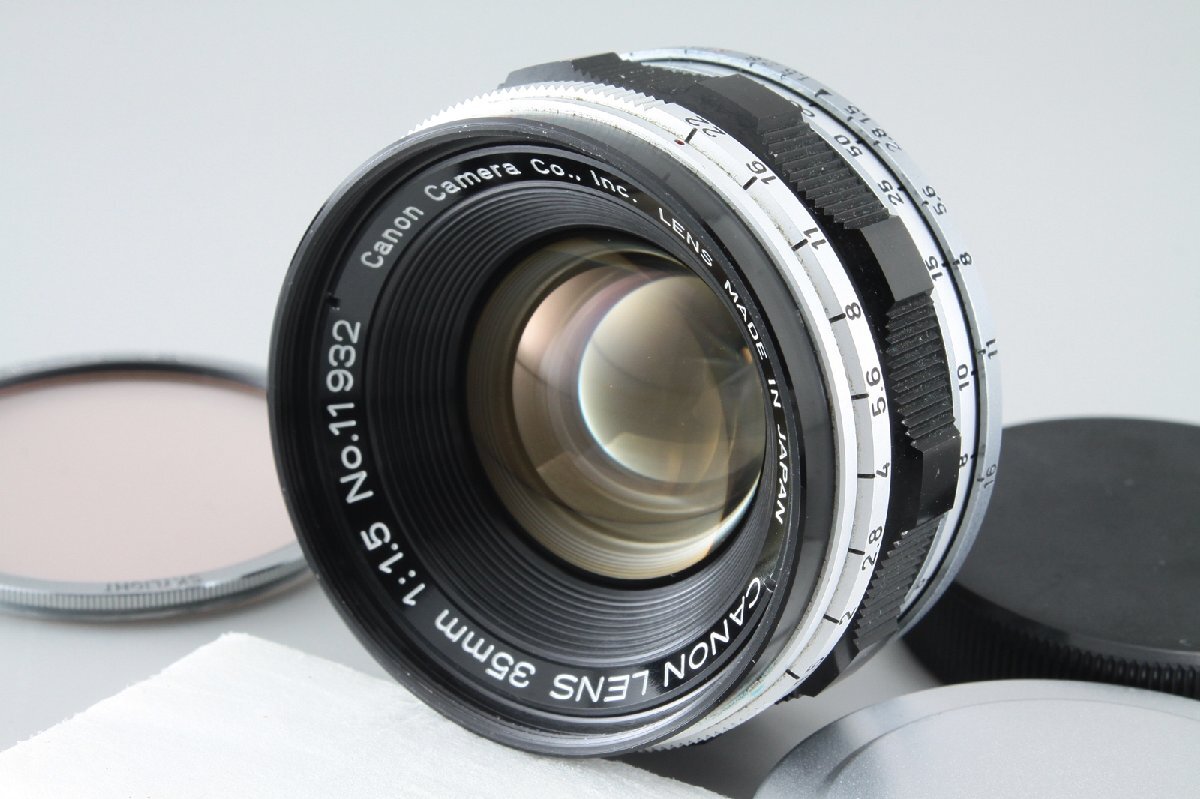 キャノン Canon LENS 35mm F1.5 L39 #10788