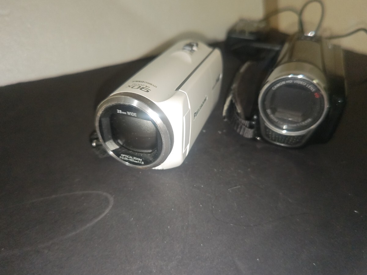 ビデオカメラ Panasonic、キヤノン