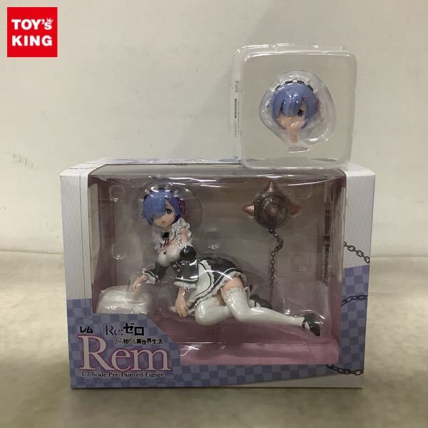 1円～ キャラアニ トイズワークスコレクション 1/7 Re:ゼロから始める異世界生活 レム 特典パーツ付