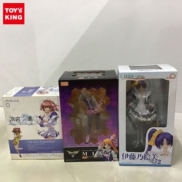 1円～ 未開封含 キューズQ 1/7 With you みつめていたい 伊藤乃絵美Ver.2 メガハウス Excellent Model 1/8 アクエリオンEVOL MIX他