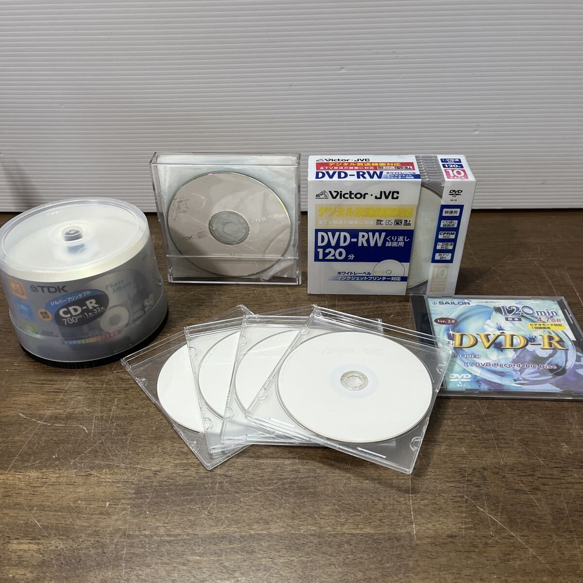 ☆ CD-R/DVD-R/DVD-RW TDK Victor 等 まとめてセット 保管品 未開封あり (1-3