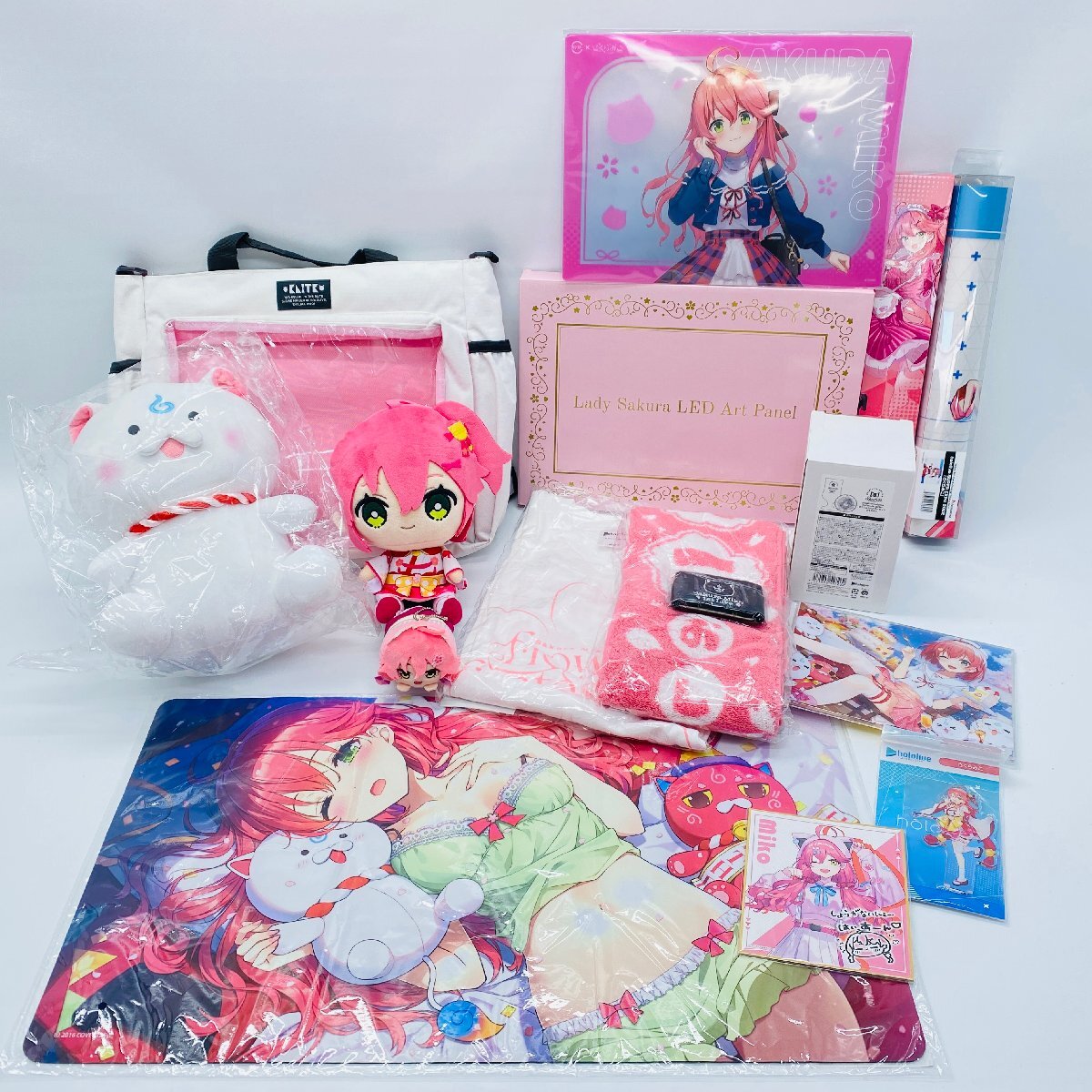 【盛岡41】ホロライブ さくらみこ グッズ まとめセット 未開封品 開封品 ※同梱不可【中古/100】