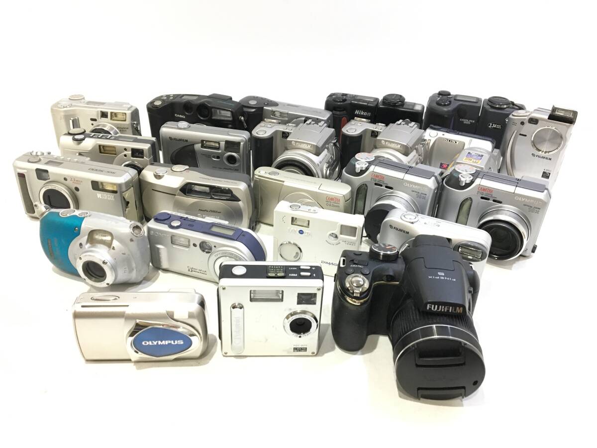 ☆ コンパクトデジタルカメラ まとめ 12 ☆ Polaroid PDC 3070 + OLYMPUS μ-15 + FUJIFILM S3200 他 20台 ポラロイド オリンパス