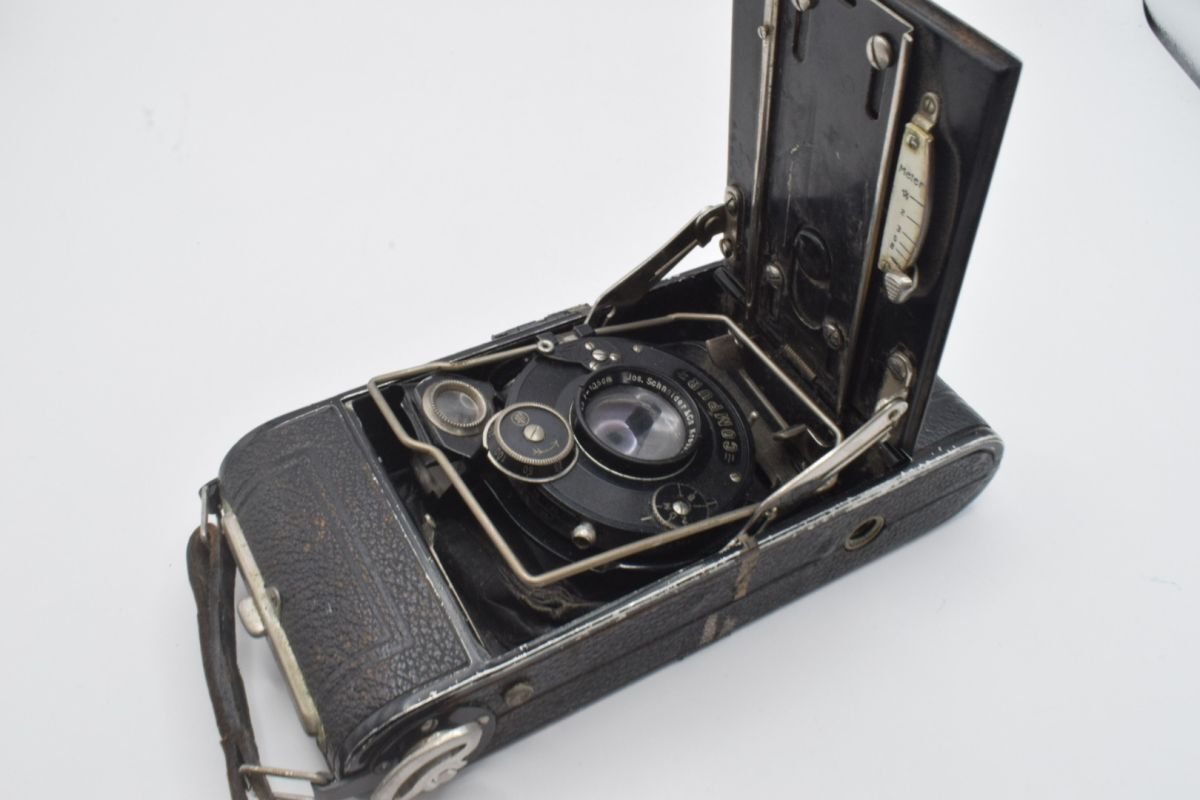 【5-2605-35-2】Zeiss Ikon ツァイス・イコン 蛇腹カメラ COMPURシャッター コンパー レザーカメラケース アンティーク