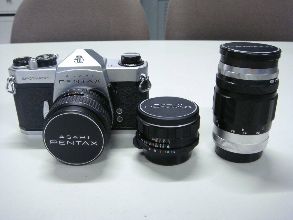 ASAHI PENTAX ペンタックス SPOTMATIC SMC Takumar 1:1.8/55