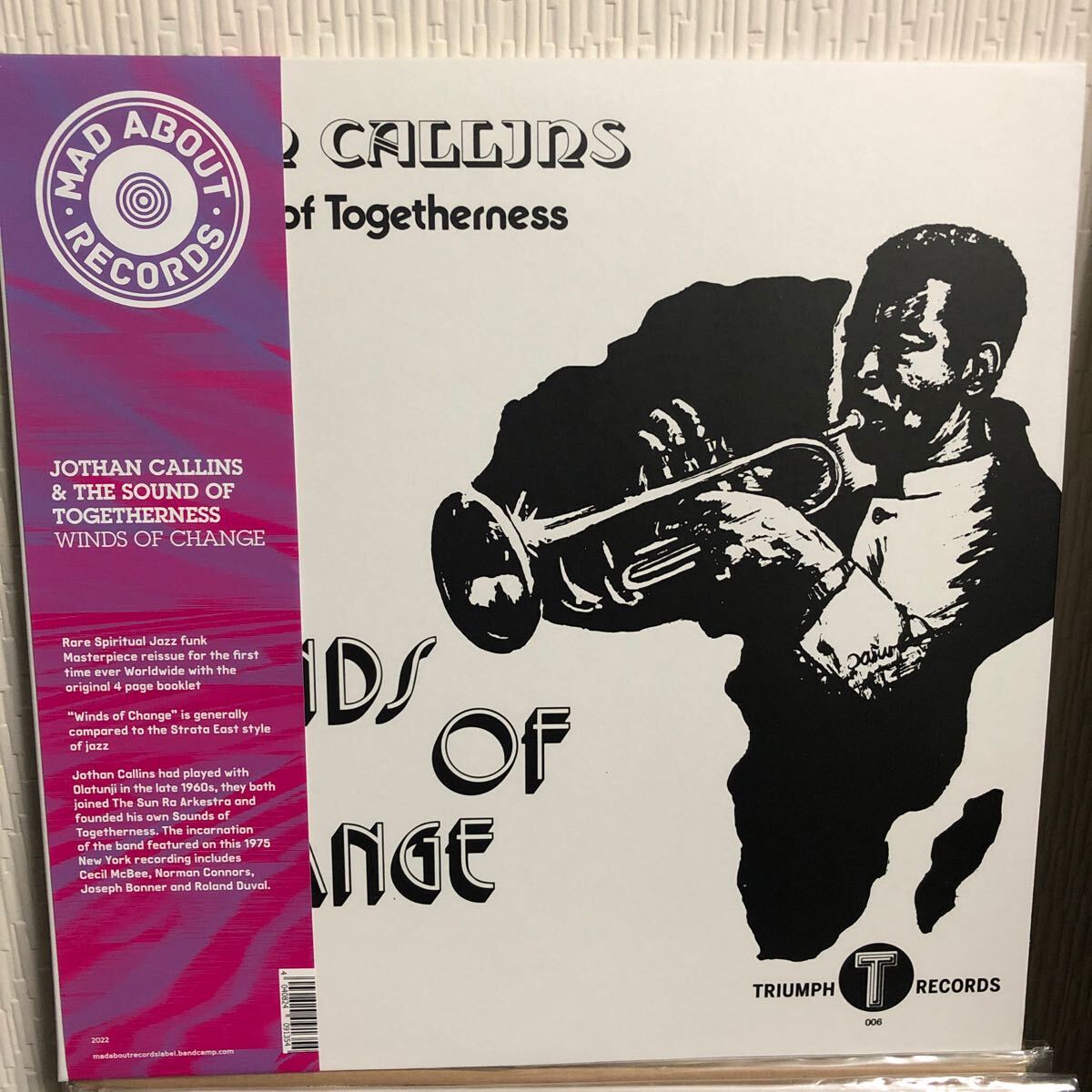 Jothan Callins&The Second Of Toghetheness-Winds Of Change スピリチュアルジャズ