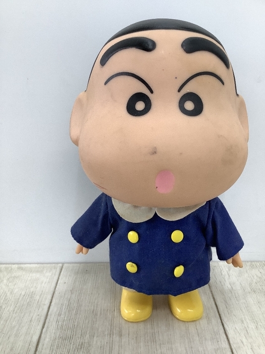 P15 希少 クレヨンしんちゃん ソフビ BANDAI 1993 直径約22㎝ 当時物 現状品