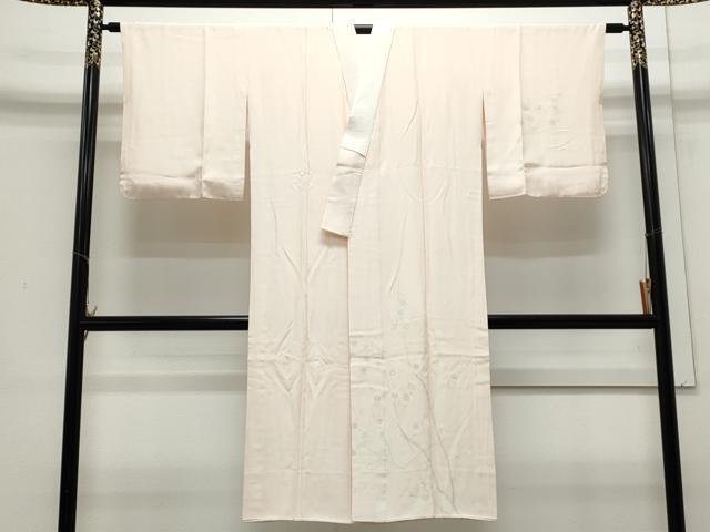 平和屋着物■長襦袢　袷　手描き　枝梅文　正絹　逸品　CAAX5124th
