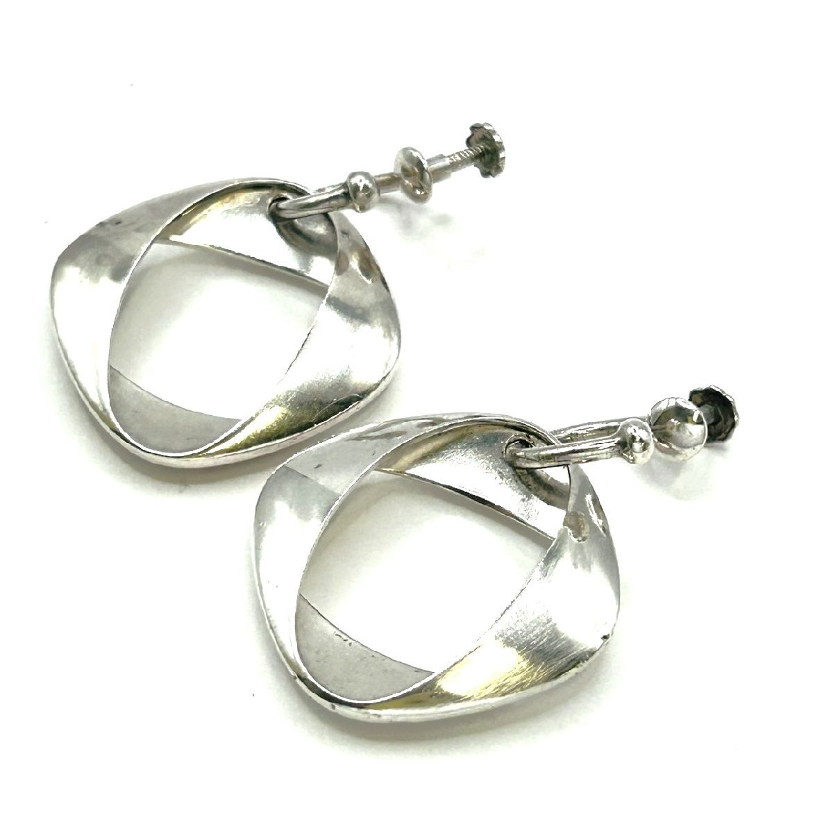 【A-35】Georg Jensen（ジョージ・ジェンセン）ヘニング・コッペル 190 イヤリング SILVER925 北欧 デンマーク製