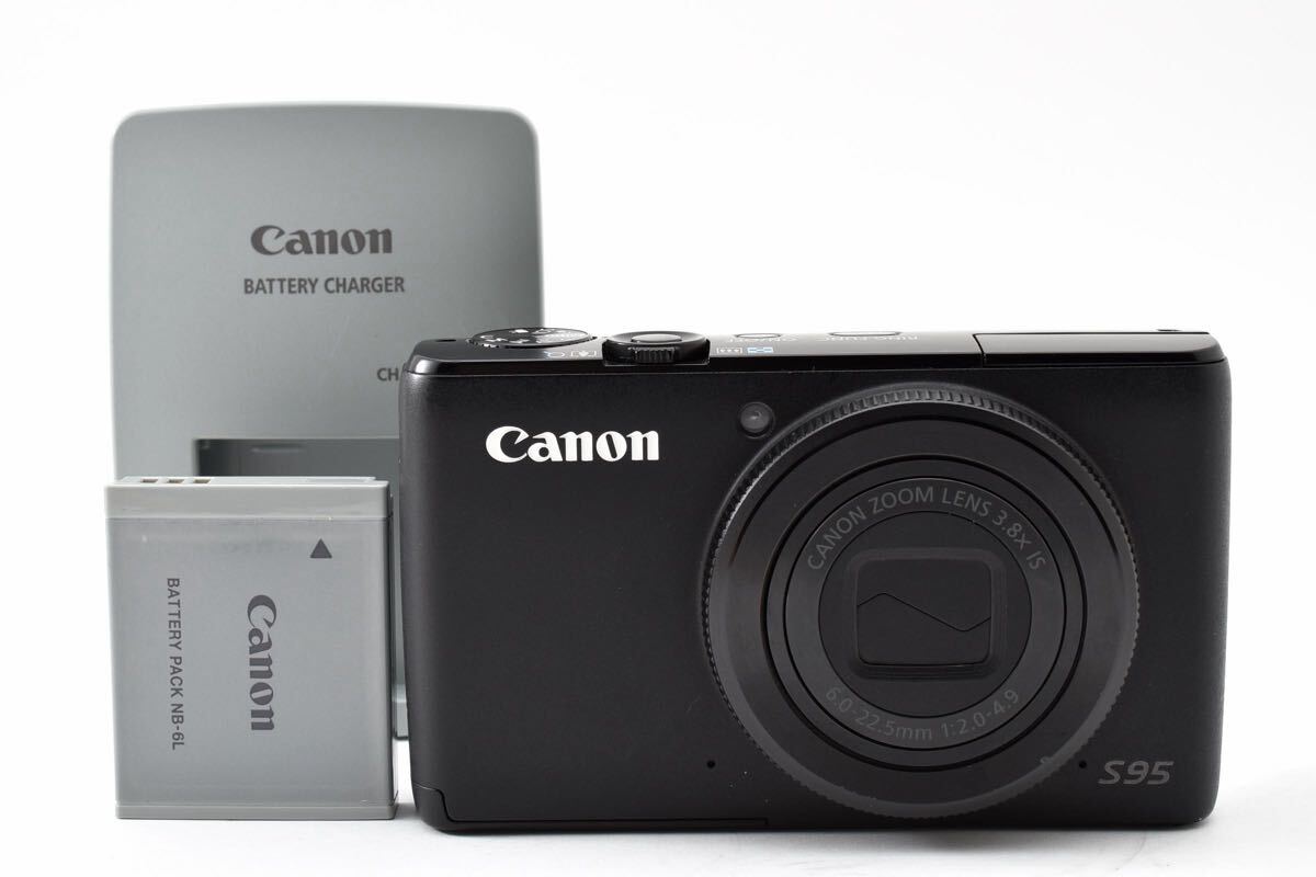 【美品】Canon PowerShot S95 キャノン コンパクトデジタルカメラ ブラック