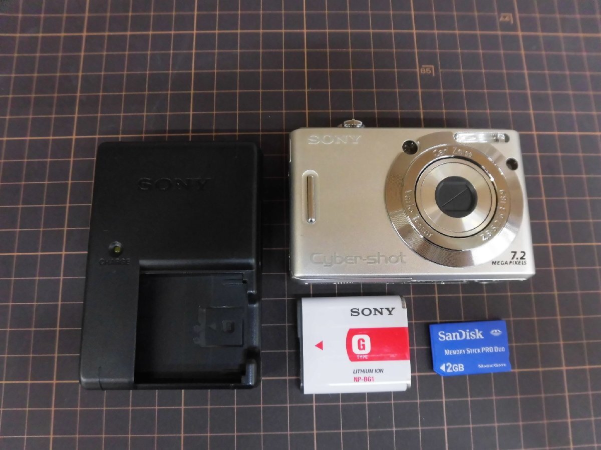 1円～ SONY サイバーショット DSC-W35 デジタルカメラ 動作確認済み バッテリー 充電器付き
