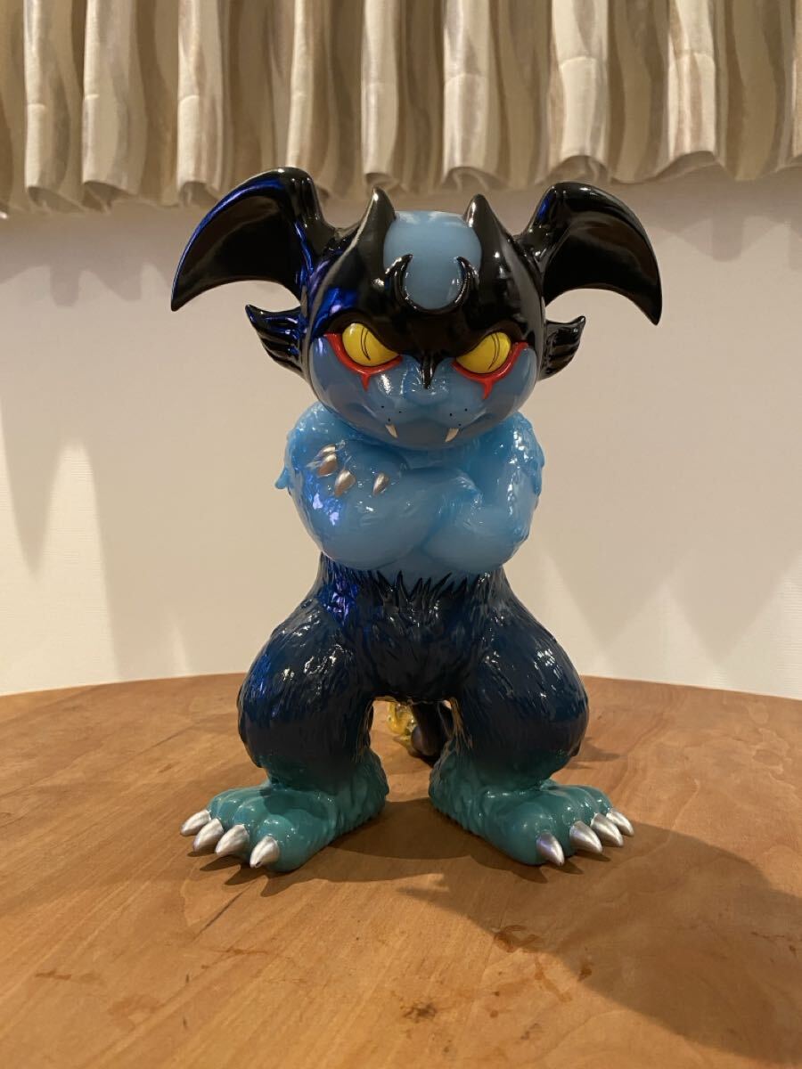 デビルニャン DEVILNYAN GID Blue Ver. 蓄光 石黒亜矢子 × デビルマン 永井豪 ソフビ 箱付き
