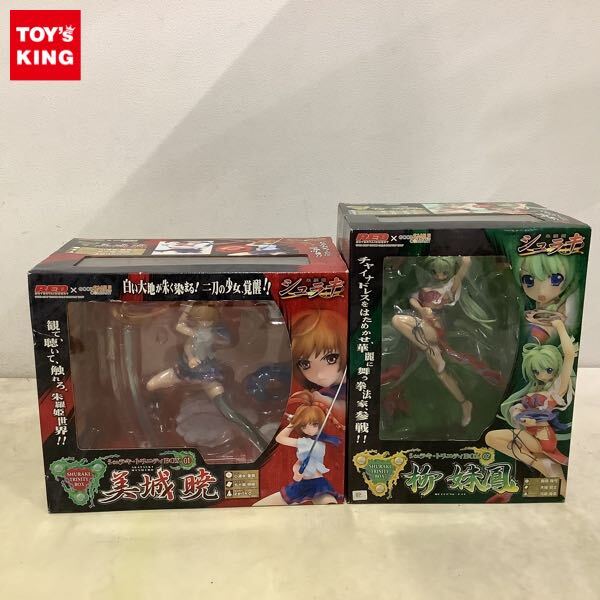 1円～ 未開封 RED × グッドスマイルカンパニー 1/8 シュラキ・トリニティBOX 01 美城 暁 02 柳 妹鳳