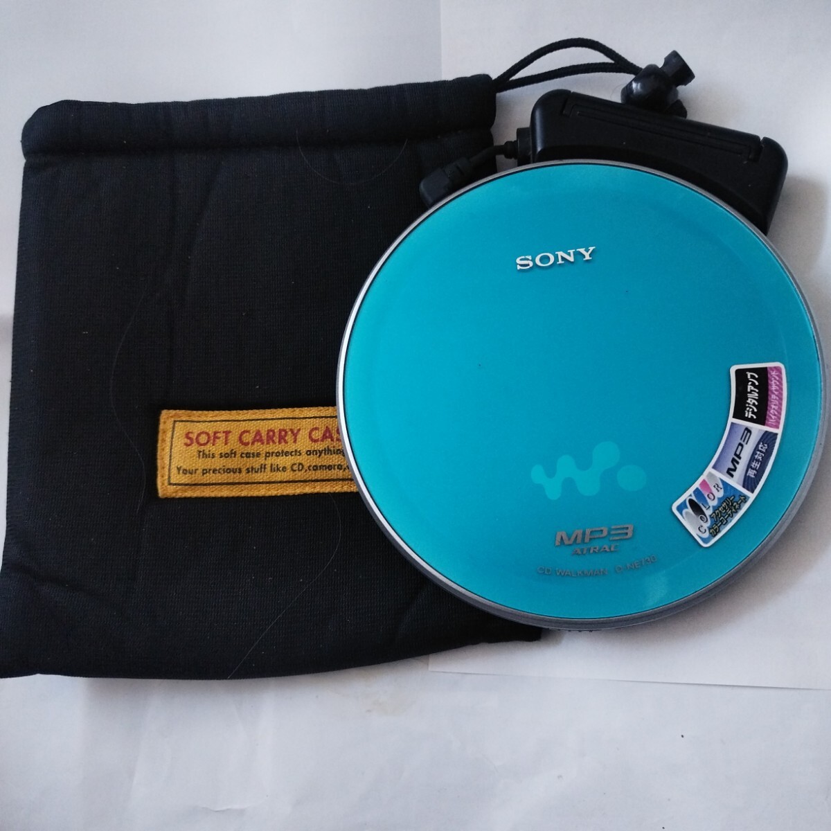 ソニー CDウォークマン D-NE730 ブルー 難あり