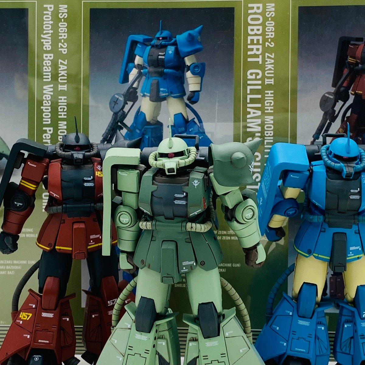中古品 バンダイ ジオノグラフィ 機動戦士ガンダム R-2型ザクEX MS-06R-2 高機動型ザク